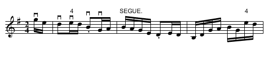 Queenie's Own -- Reel - staff notation