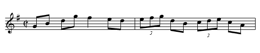 Queen's Mule, The - staff notation