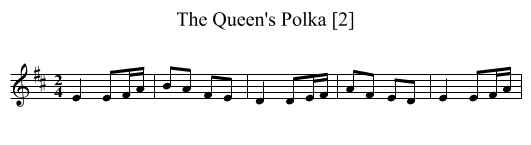Queen's Polka [2], The - staff notation