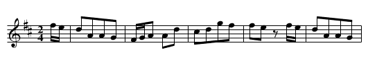 Queens Row - staff notation