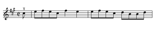 QUEEN'S TRIUMPH -- Reel, THE  - staff notation