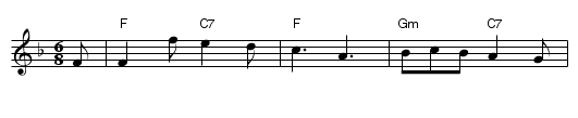 Quesnay (F) - staff notation
