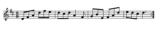 Quick Step 15th Reg't. RH.235 - staff notation