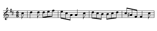 Quick Step (2) - staff notation