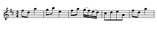 Quick Step 30th. Regt. - staff notation