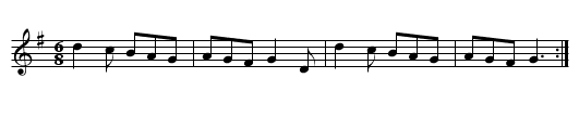 Quick Step 55th. Regt. - staff notation