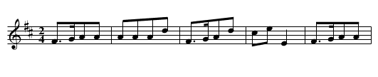 Quick Step. JBut.231, A - staff notation