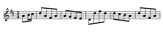 Quick Step JBut.353, A - staff notation