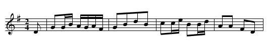 Quick Step. JBut.600, A - staff notation