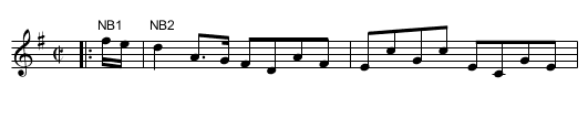 Quick Step. JBut.659b, A - staff notation