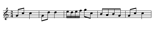 Quick Step - staff notation