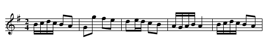 Quick Step,A. RH.321 - staff notation