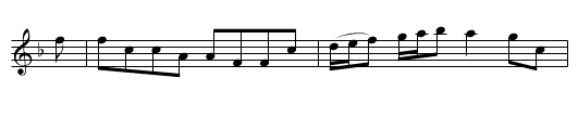 Quite Prodigious - staff notation