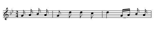 Quond Lou Moulinié Bé D'Ol Mercat - staff notation