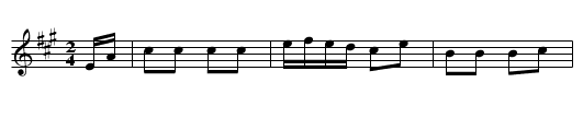 Rachel Dafydd Ifan - staff notation