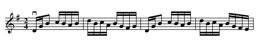 Racketty Jack's -- Reel - staff notation