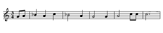 Rádái na scadán, S. 44 - staff notation