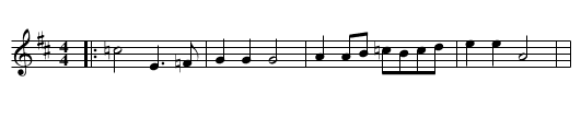 Radstock Jig - staff notation