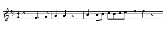 Radstock Jig - staff notation