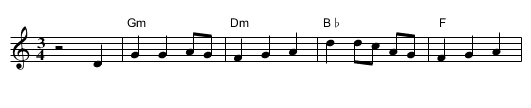 Rafe's Waltz - Cutty Wren - staff notation