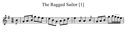 Ragged Sailor [1], The - staff notation