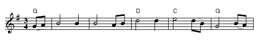 Raglan Road - staff notation