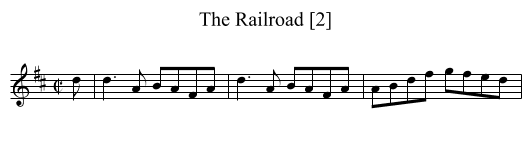 Railroad [2], The - staff notation