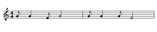 Railroad Bill - staff notation