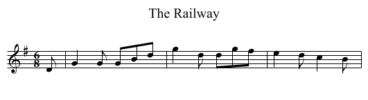 Railway, The - staff notation