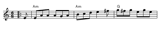 Rakes of Kildare - staff notation
