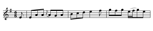 Rakes of Kildare - staff notation