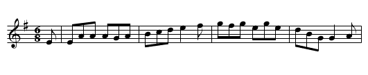 Rakes of Kildare - staff notation