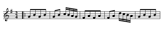 RAKES OF MALLOW - staff notation