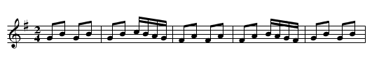 Rakes of Marlow - staff notation