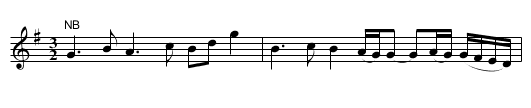 Rakes of Newcastle. SenH.070 - staff notation