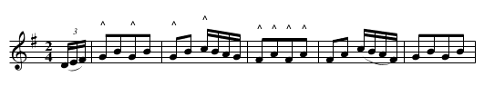 Rakes Of The Mallow - staff notation