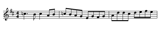 Rakish Paddy - staff notation