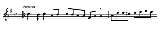 Rakish Paddy - staff notation