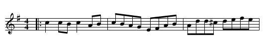 Rakish Paddy - staff notation