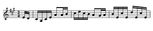Ralph and Jean's Reel - staff notation