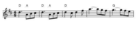 Ralph Page Jig - staff notation