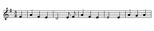 Ramble Away - staff notation