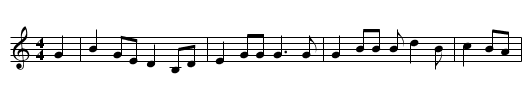 Ramble, My Son - staff notation