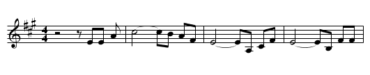 Rambling Boy - staff notation