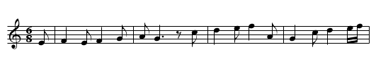 Rambling Boys of Pleasure - staff notation