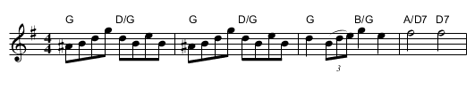 Randall's Reel - staff notation