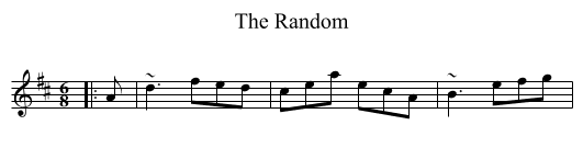 Random, The  - staff notation