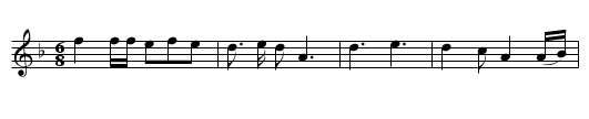 Randy Dandy, O! - staff notation