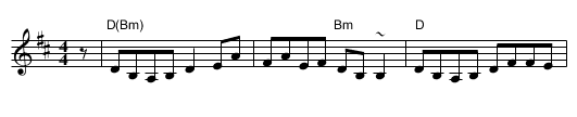 Randy Miller's Tour of Scotland - staff notation