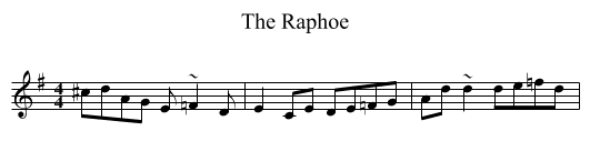 Raphoe, The  - staff notation